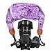 LIFEMATE Scarf Camera Strap,DSLR Camera Strap Universal Neck Strap,Fabric of Bohemia Floral Scarf Camera Strap (Ink Painting Purple)