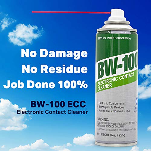 BW100 NonFlammable Electronic Contact Cleaner Aerosol Spray Safely