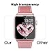 [6 Pack] Compatible Apple Watch Screen Protector 38mm Series 3 2 1,COVERY HD Anti-Scratch Bubble Free Film Accessories Compatible iWatch 38mm -HD Clear