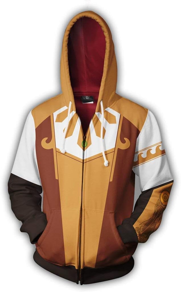 Skycos Anime Rxby Cosplay Hoodie Unisex 3D Printed Zipper Hoodie Jacket Coat Sweatshirt
