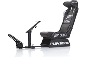 Playseat Evolution Pro Sim Racing Cockpit | Comfortable Racing Simulator Cockpit | Adjustable | Compatible with All Steering Wheels & Pedals on The Market | Supports PC & Console | Forza Motorsport