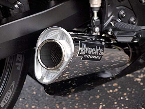 Brock's Performance 397060 Alien Head Stainless Full Exhaust System for 1999-2019 GSXR1300 Hayabusa w/ 14" Muffler, 397060
