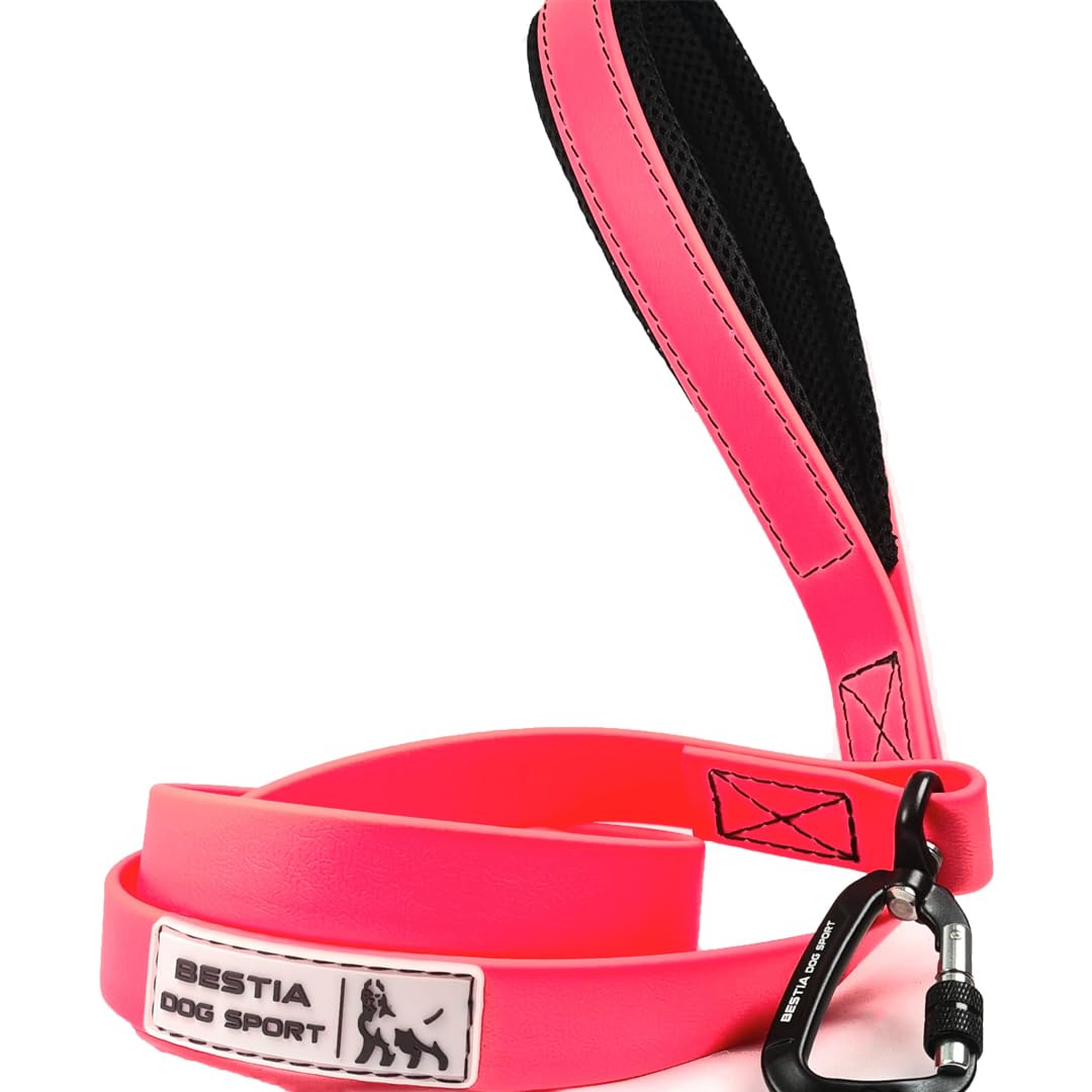 Bestia DOG SPORT Tactial leash Neon Pink