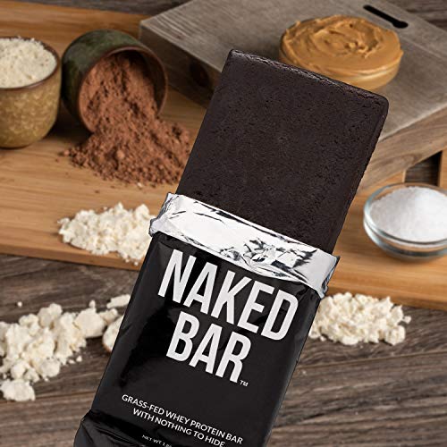 image for NAKED nutrition NAKED Protein Bar Sample Pack - 1 Chocolate and 1 Pean