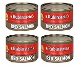 Rubinstein's Wild Alaskan Red Salmon (Pack of 4) 7.5 oz Cans