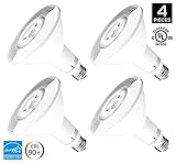 Hyperikon PAR38 LED Bulb Dimmable, 14W (100W Equivalent), 3000K (Soft White Glow), 1220 lumens, CRI 90+, Flood Light Bulb, Medium Base (E26), ENERGY STAR - Great for Kitchen, Bedroom, Patio (4 Pack)