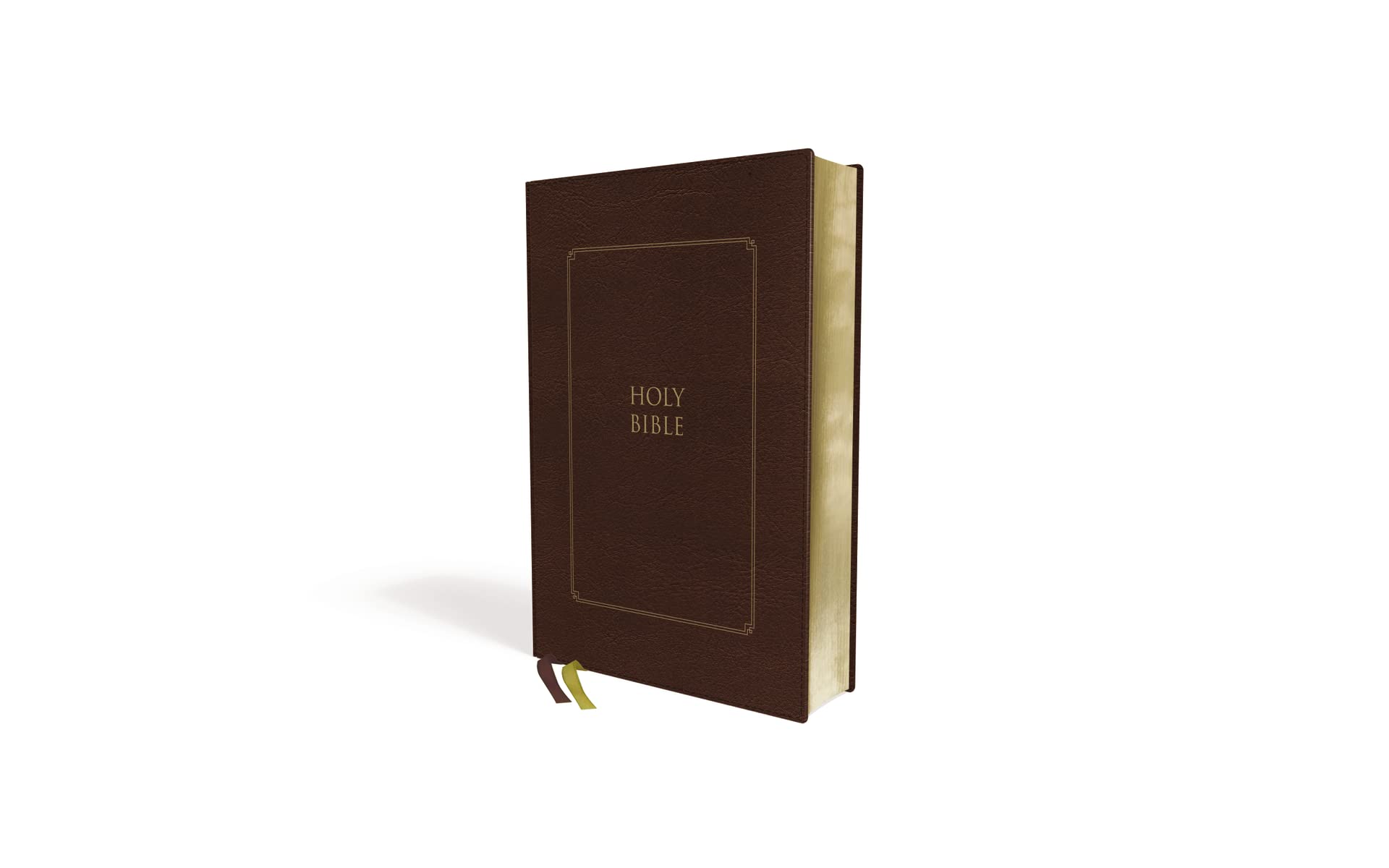 KJV, Thompson Chain-Reference Bible, Large Print, Leathersoft, Brown, Red Letter, Comfort Print KJV, Thompson Chain-Reference Bible, Large Print, Leathersoft, Brown, Red Letter, Comfort Print Imitation Leather