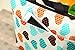 Printing Lunch Bags, Arricastle Oxford Cloth Aluminum Foil Insulated Zip Cooler Bag Portable Takeaway Aluminum Film Pack Cooler Bag Lunch Box Package (White heart-shaped)
