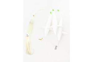 BLUEWING Fishing Daisy Chain Big Game Bulb Squid Trolling Bird Tuna Lures Fish Teasers for Marlin Sailfish