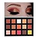 Beauty Glazed 15 Colors Sunset Dusk Eye Shadow Professional Matte Eyeshadow Palette With Intense Pigment Long Lasting Warm Color Eyeshadow Palette Collection With 7 Pcs Makeup Brushes set