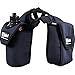 Cashel Company Horn Saddle Bag Bottle and Lunch Holder, Black