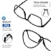 Oiamik Blue Light Blocking Women/Men Computer Glasses with UV400,Lightweight Eyeglasses Frame Gaming Glasses,Anti Eye Strain, Headache, Depression