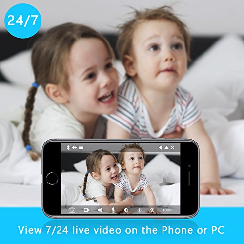 image for WONNIE Home Camera - Wireless IP Camera with Two-way Audio, Night Visi