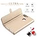 iPhone 7 Plus Wallet Case, Homelove PU Leather Lady Wallet Top-handle Purse with Gold Chains Card Cash Slots Holder for iPhone 7 Plus Gold