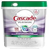 Cascade Platinum Actionpacs, Fresh Scent, 65 Count