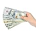 Boao Copy Money Fake Money Prop Money Set 1, 2, 5, 10, 20, 50, 100 Dollar Bills Double Sided Pretend Play Money for Motion Picture Props, 350 Bills, Amount 9,400 Dollars