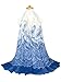 GERINLY Women's Scarves: Fashion Color Paisley Print Oblong Wrap Scarf (Blue)