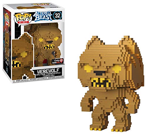 Funko Pop 8 Bit: Altered Beasts-Greek Warrior (Gold Werewolf) Collectible Figure, Multicolor