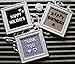 Mini Letter Board [Set of 3] Small Felt Letter Board Letters and Symbols Trio - Adorable Baby Announcement Props or Announcement Board for New Baby, Word Board with Letters (6x6 inches)