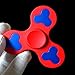 Fidget Toys Spinner EDC Finger Focus Nano Stainless Steel Bearing High Speed Ultimate Spin (Red)
