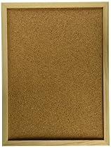 Darice 9172-63 Wood Framed Cork Memo Board with Push Pins, 12 by 16