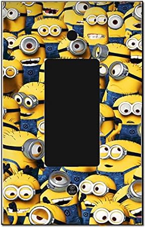 Amazon 怪盗グルーミニオンズ2ライトスイッチカバーおよび またはコンセント送料無料buy 3以上ミックスとアイテム保存10 1x Rocker Switch イエロー インテリア オンライン通販