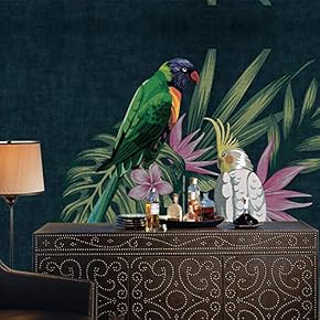 Wall Mural Tropical Rainforest Removable Self-Adhesive Large Wallpaper - 66x96 inches