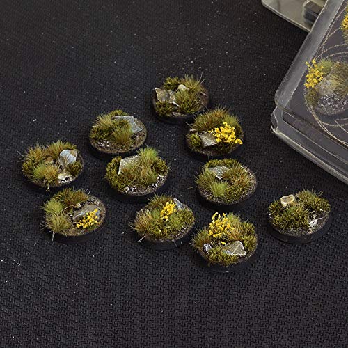Gamers Grass Battle Ready Bases: Highland Round 25mm (x10)