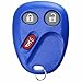 KeylessOption Keyless Entry Remote Control Car Key Fob Replacement for LHJ011 - Blue