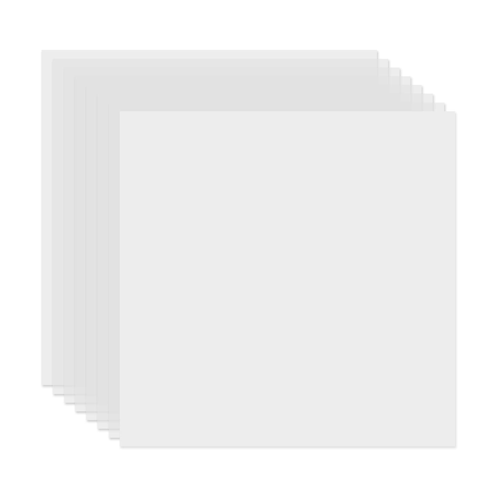 Create idea 20Pcs 6 Mil Mylar Blank Stencil Sheets 12x12Inch/30x30cm PET Drawing Template Set For DIY Kids Crafts Make Your Own Stencils