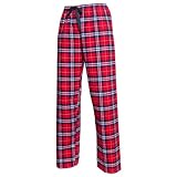 Boxercraft Plaid 100% Cotton Flannel Pant F20, Navy/Red- M