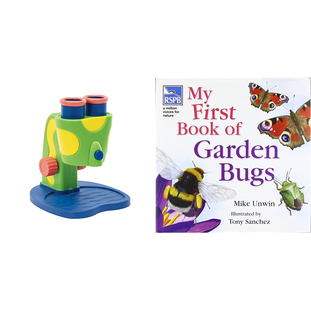 Learning Resources GeoSafari Jr. My First Microscope & RSPB My First Book of Garden Bugs