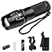 Sunperlon Brightest LED Tactical Flashlight CREE Zoomable Adjustable Focus-5 Modes 800 Lumens-Waterpoof Outdoor Torch with Rechargeable 18650 Lithium Ion Battery and Charger