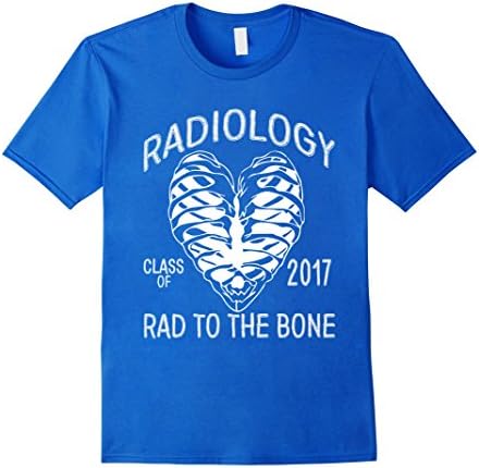Mens Radiology Graduation Class of 2017, College Grad Rad Tech 2XL Royal Blue