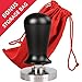 LuxHaus Espresso Tamper - 51mm Calibrated Coffee Tamper for Espresso Machine with Spring Loaded 100% Flat Stainless Steel Base