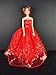 The Most Amazing Red Dress with Sequins Made to Fit Barbie Doll
