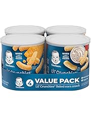 Gerber Lil Crunchies, Mild Cheddar & Veggie Dip, 8 Count