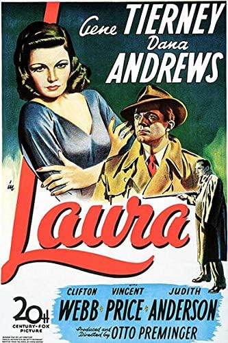 Amazon.com: Laura - 1944 - Movie Poster: Posters & Prints