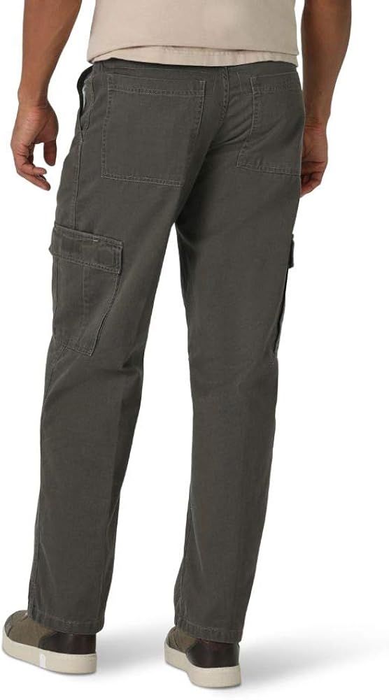 Wrangler Authentics Men's Classic Twill Relaxed Fit Cargo Pant at  Men’s Clothing store