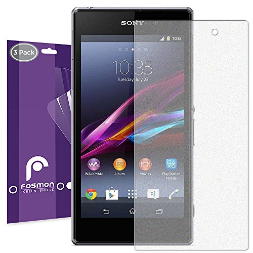 Fosmon Anti-Glare (Matte) Screen Protector Shield for T-Mobile Sony Xperia Z1S 4G LTE - Retail Packaging (3 Pack) Fosmon Anti-Glare (Matte) Screen Protector Shield for T-Mobile Sony Xperia Z1S 4G LTE - Retail Packaging (3 Pack)