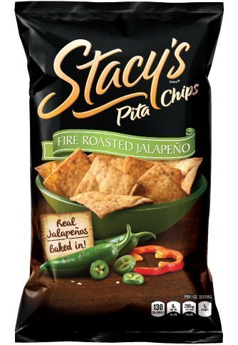 Stacy's Pita Chips Fire Roasted Jalapeno 7.3 oz - 6 Pack by Stacy's