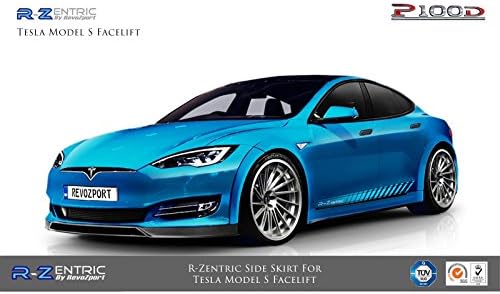 R-Zentric Side Skirt For Tesla Model S Facelift (Standard Trackwidth)