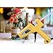 Hot Glue Gun , CCbetter 100W Hot Melt Glue Gun Adjustable High Temperature Melt Adhesive Glue Gun with 10 pcs Glue Sticks for DIY, Craft, Sealing, Repairs, Light and Heavy Duty, Yellow