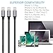 KOZOPO iPhone Charger, 3Pack 6Feet Nylon Braided Lightning to USB Cable Syncing and Fast Charging Cable Cord Compatible with iPhone X / 8 / 7/ Plus / 6 / 6S / 5 / 5C / 5S / iPad More (Gray)