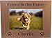 Forever in Our Hearts Custom Dog Memorial Wood Picture Frame - Fits 4x6Inch Picture (4x6 Horizontal)