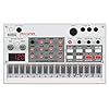 KORG volca sample, digitaler Sample Sequenzer, Groove Sampler für elektronische Drum-Beats und -Rhythmen, weiß
