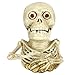 Design Toscano Bugged-Out Hungry Skeleton Mechanical Coin Bank, 6 Inch, Faux Bone Finish