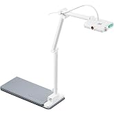 OKIOCAM S-4K 8MP USB Document Camera for Teachers, Ultra HD Portable Setup with AI Smart Pointer (OKIOPoint), Ideal for Distance Learning &amp; Live Demos, Compatible w PC, Mac, Chromebook