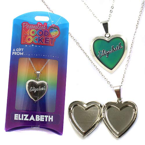 Stands Out Personalised Mood Locket Necklace - Elizabeth