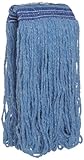Rubbermaid Commercial FGE23600BL00 Universal Headband Wet Mop Head, Blue Blended Fiber, 16-ounce, Blue